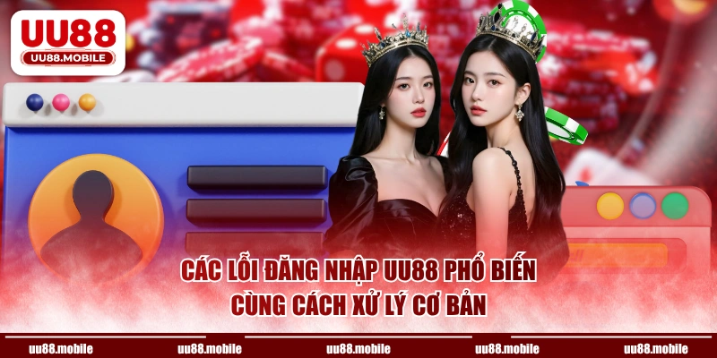 Các lỗi đăng nhập UU88 phổ biến cùng cách xử lý cơ bản